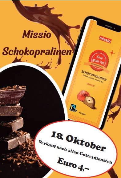 Pralinenverkauf nach allen Messfeiern